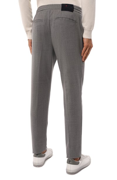 Шерстяные брюки KITON серого цвета по цене 169500 руб., арт. UPLACK0134F01, фото 4 Шерстяные брюки KITON, арт. UPLACK0134F01, фото 4