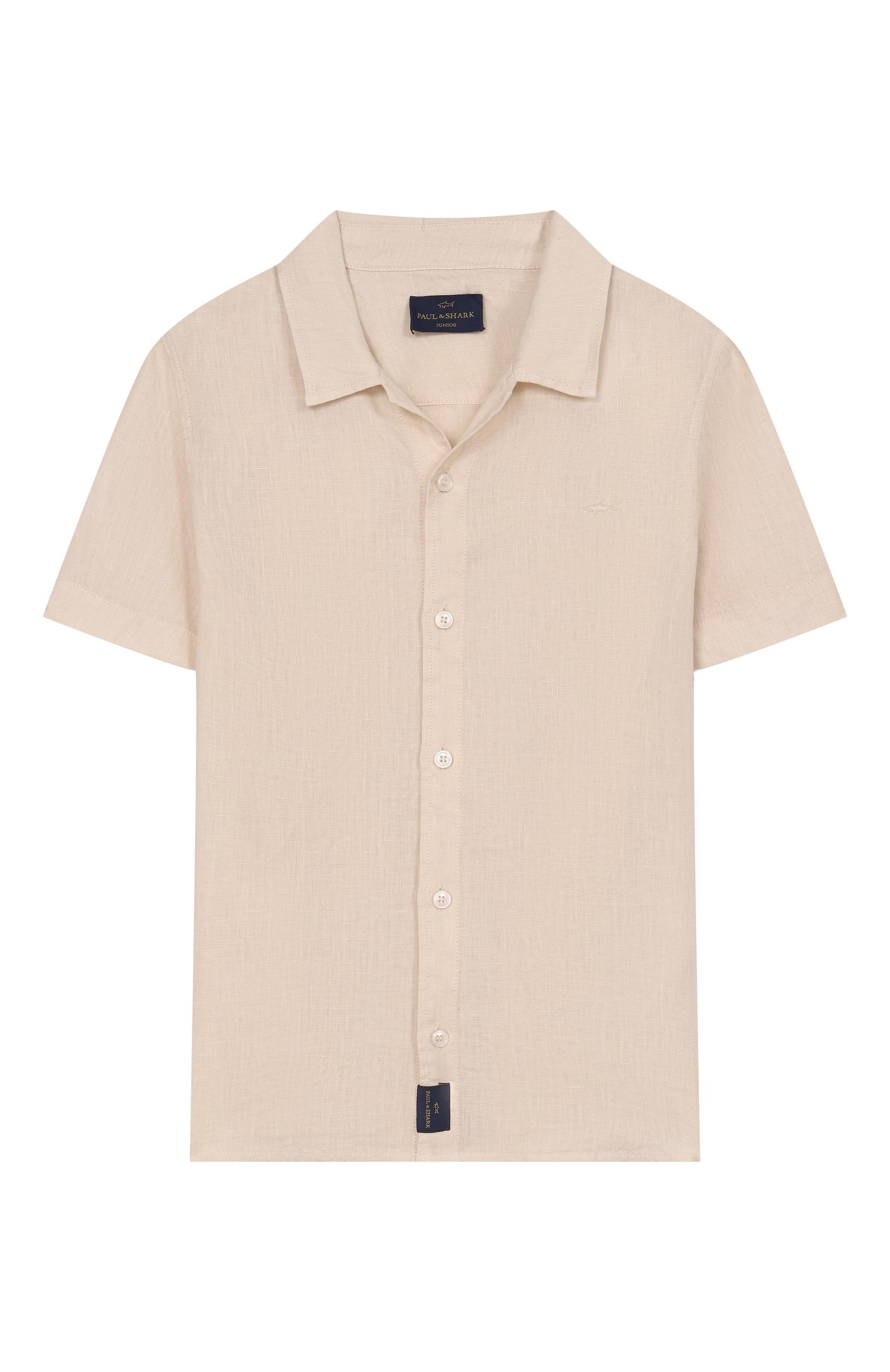 Льняная рубашка PAUL & SHARK JUNIOR, арт. WUC002/LUC01/6A-8A, фото 1