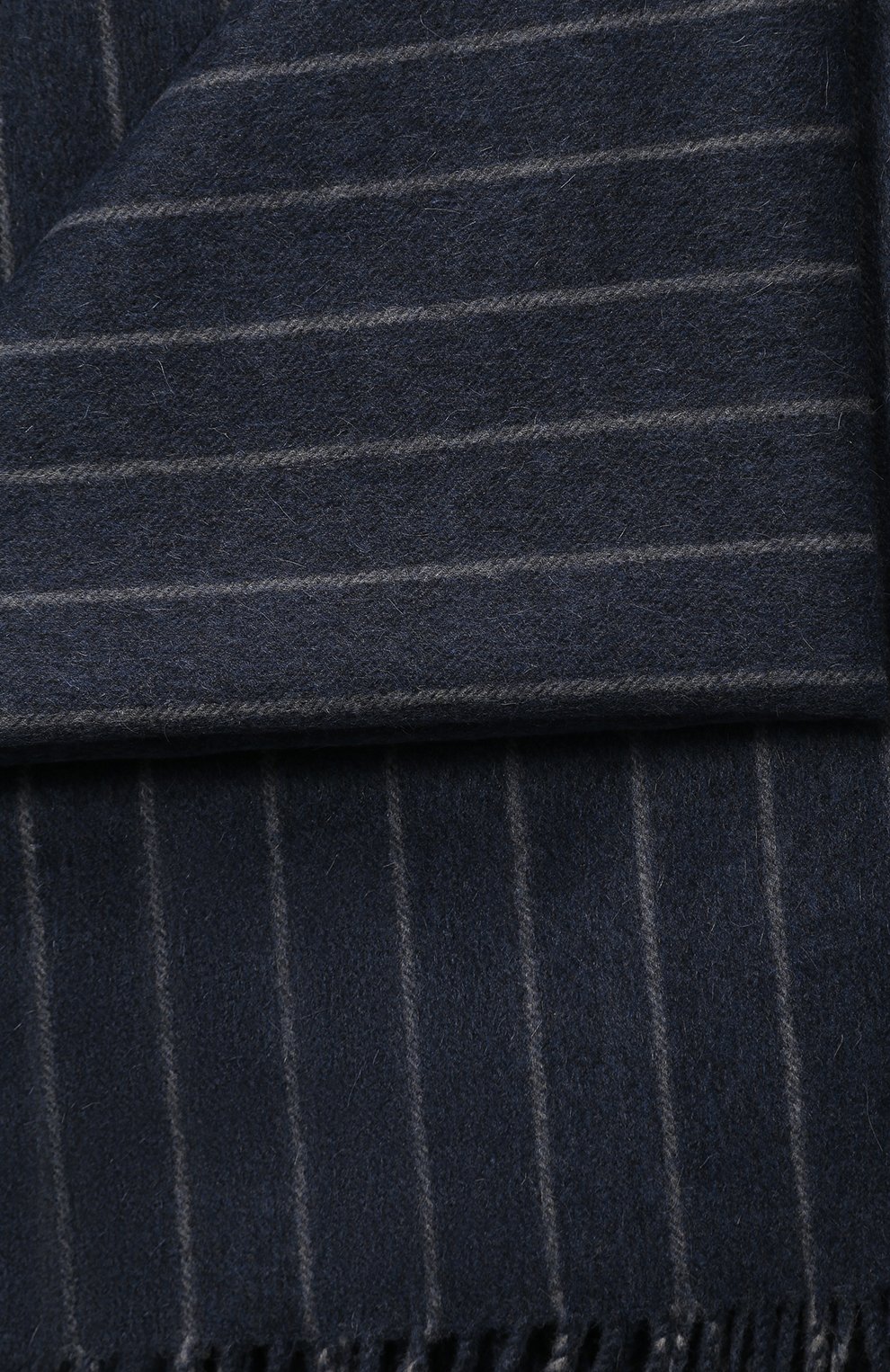 Кашемировый плед LORO PIANA синего цвета по цене 291500 руб., арт. FAF2648, фото 2 Кашемировый плед LORO PIANA, арт. FAF2648, фото 2