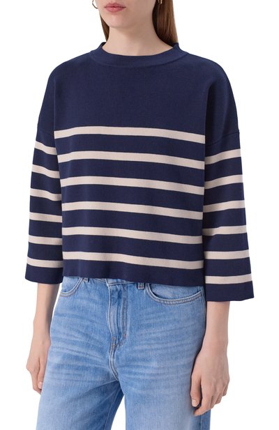 Хлопковый пуловер WEEKEND MAX MARA, арт. PINIDE, фото 3