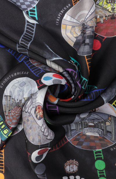 Шелковый платок метро GOURJI, арт. 91141537/315141172, фото 3