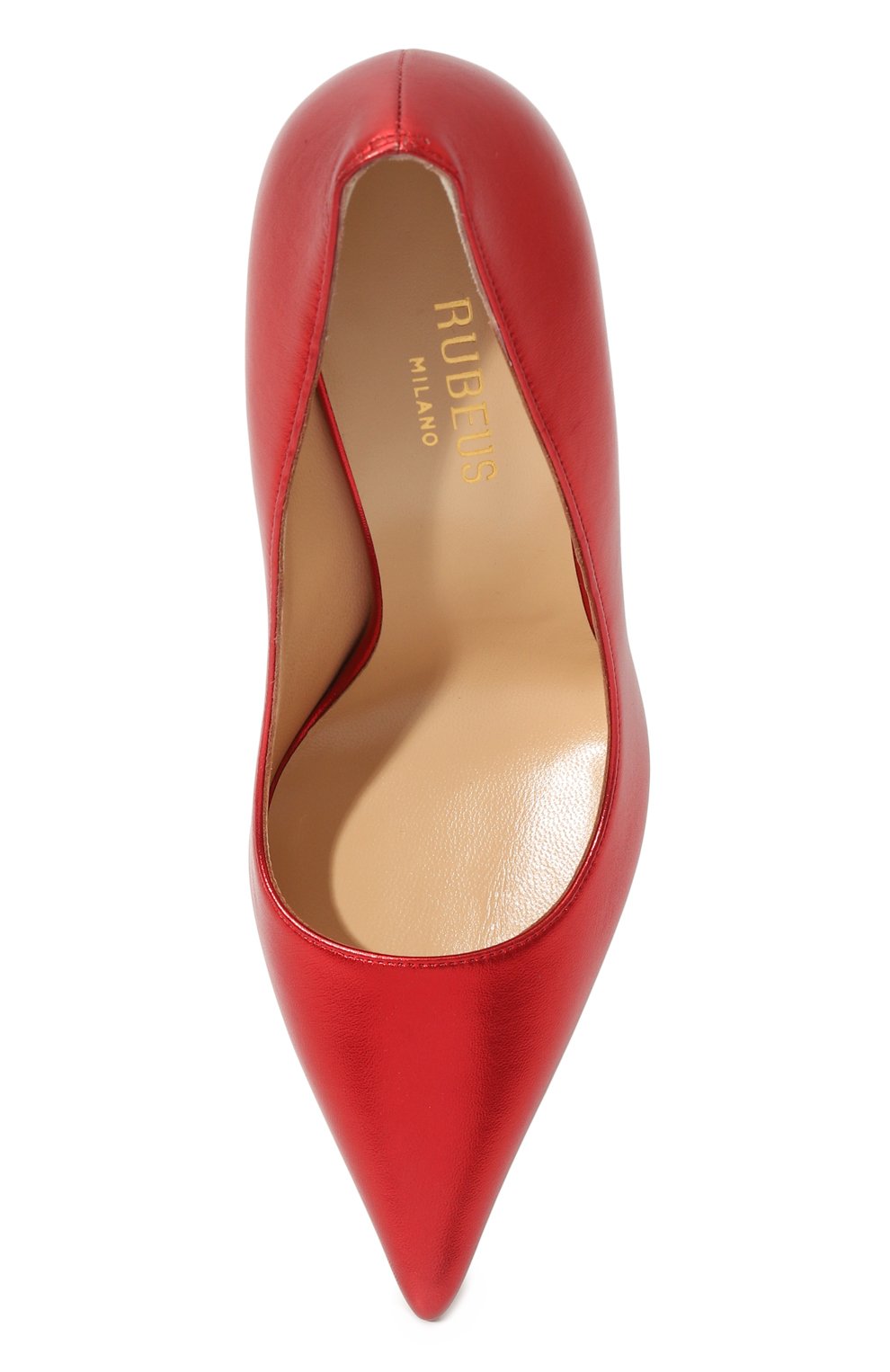 Кожаные туфли decollete 105 RUBEUS MILANO красного цвета по цене 78840 руб., арт. RU21/2/105, фото 6 Кожаные туфли decollete 105 RUBEUS MILANO, арт. RU21/2/105, фото 6