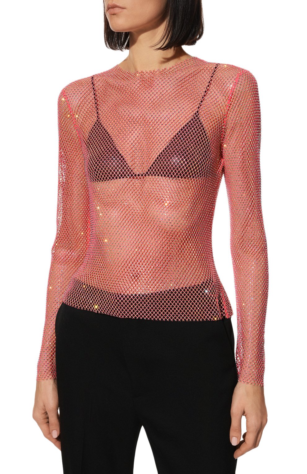 Топ с отделкой стразами ALINE, арт. AL091001, фото 3