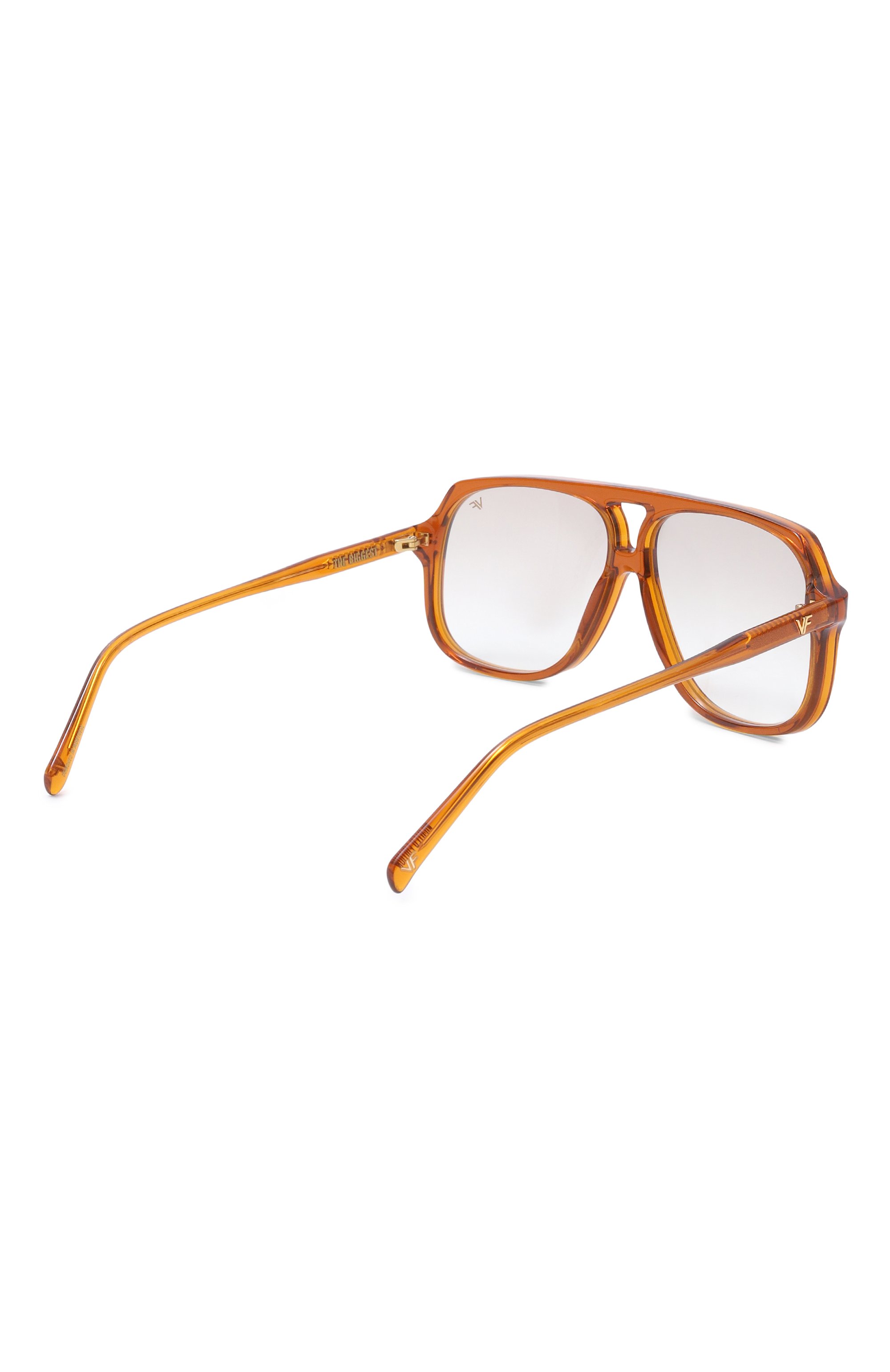 Солнцезащитные очки VINTAGE FRAMES, арт. KING SIZE AMBER TRANSLUCENT/SM0KE BR0WN, фото 3