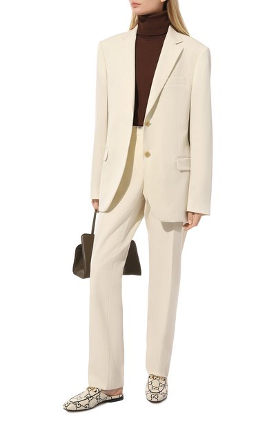 Кожаные сабо princetown GUCCI, арт. 557730 UGM30, фото 2