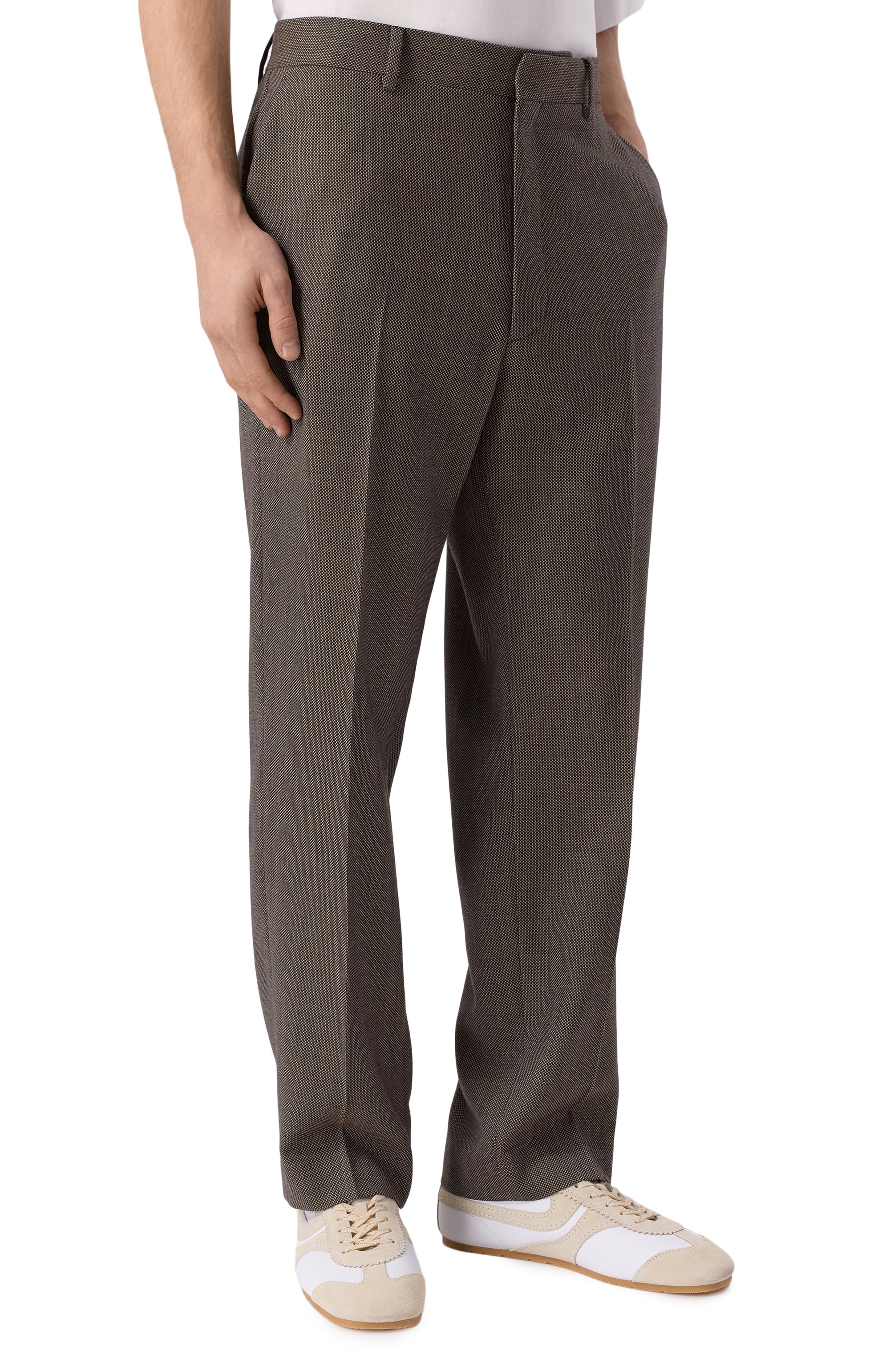 Шерстяные брюки MM6, арт. SH2KA0052/M35636, фото 3