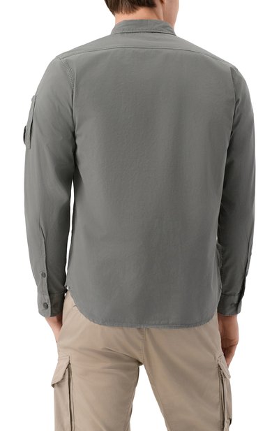 Хлопковая рубашка C.P. COMPANY, арт. 18CMSH140A110143G, фото 4