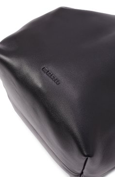Женская сумка dumpling JIL SANDER черного цвета, арт. J07WG0027/P7365 | Фото 3 (Размер: small; Материал сплава: Проставлено; Драгоценные камни: Проставлено; Материал: Натуральная кожа)