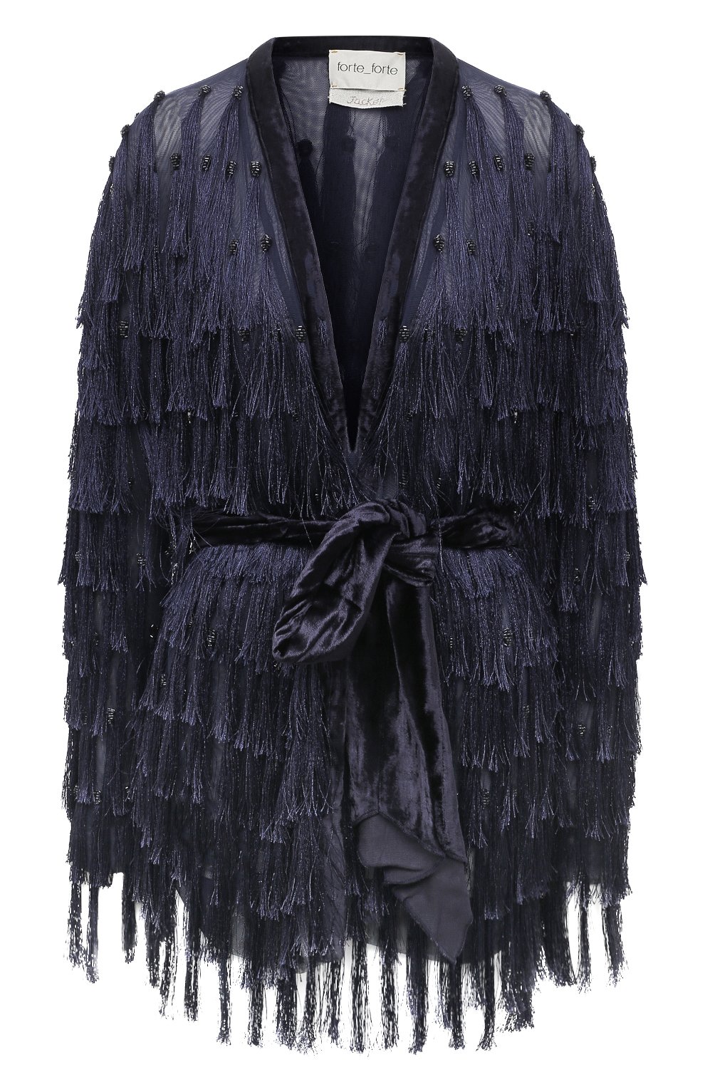 Жакет FORTE_FORTE темно-синего цвета по цене 87550 руб., арт. 10665, фото 1 Жакет FORTE_FORTE, арт. 10665, фото 1