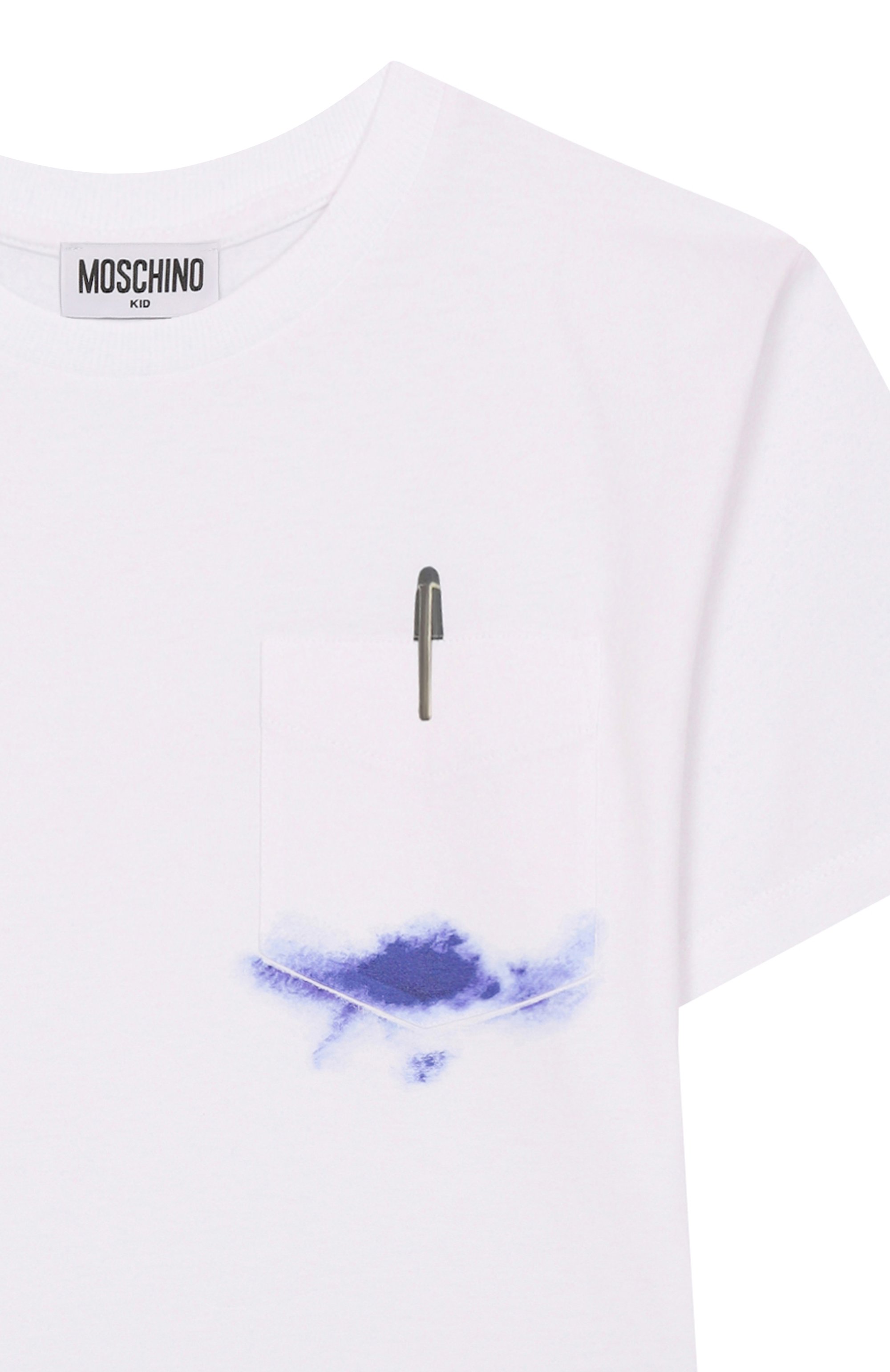 Хлопковая футболка MOSCHINO, арт. HUM055/LAA02/4-8, фото 3