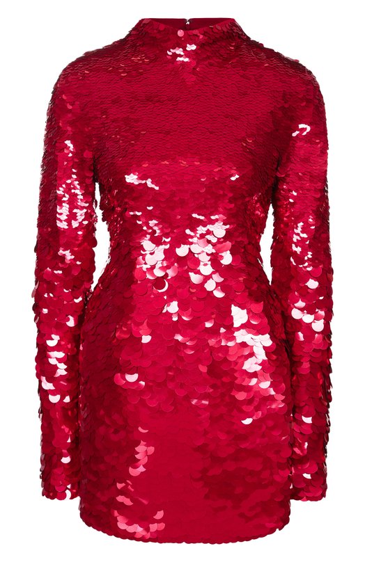 Платье с отделкой пайетками Sportmax TEFRITE04 Красный TEFRITE04