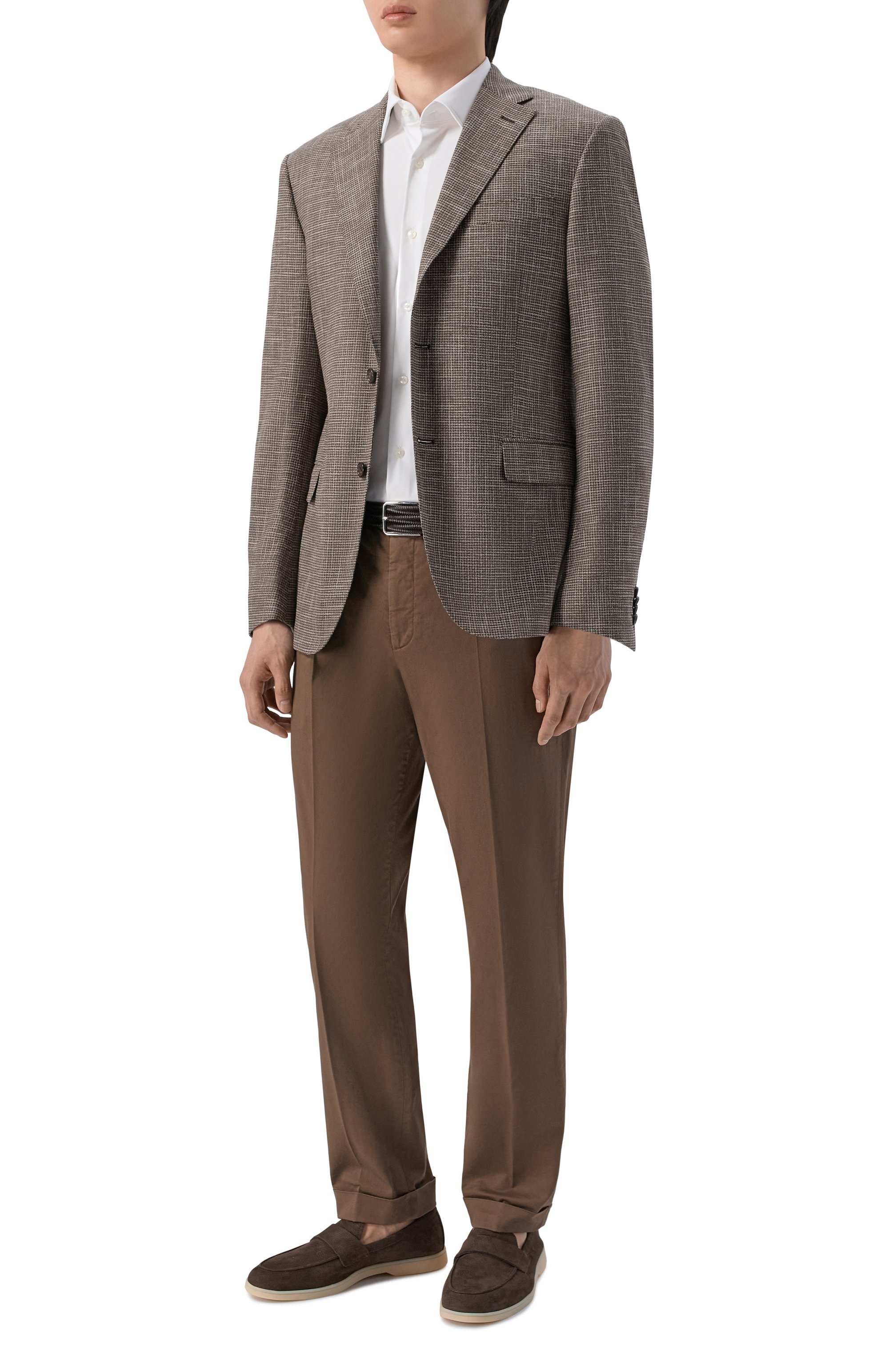 Сорочка BOSS белого цвета по цене 13500 руб., арт. 50561627, фото 2 Сорочка BOSS, арт. 50561627, фото 2