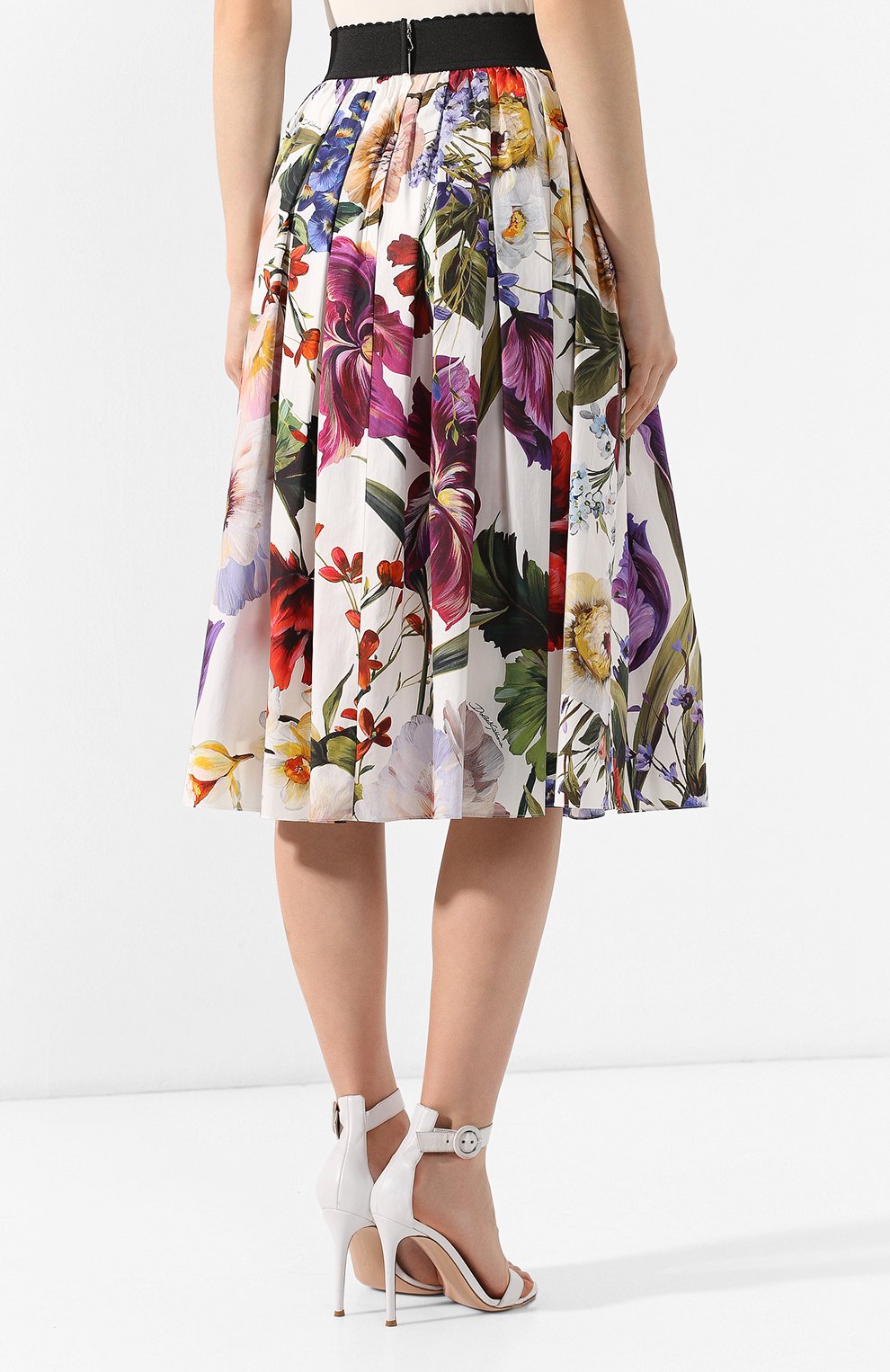 Хлопковая юбка DOLCE & GABBANA, арт. F4A6RT/HS5DQ, фото 4