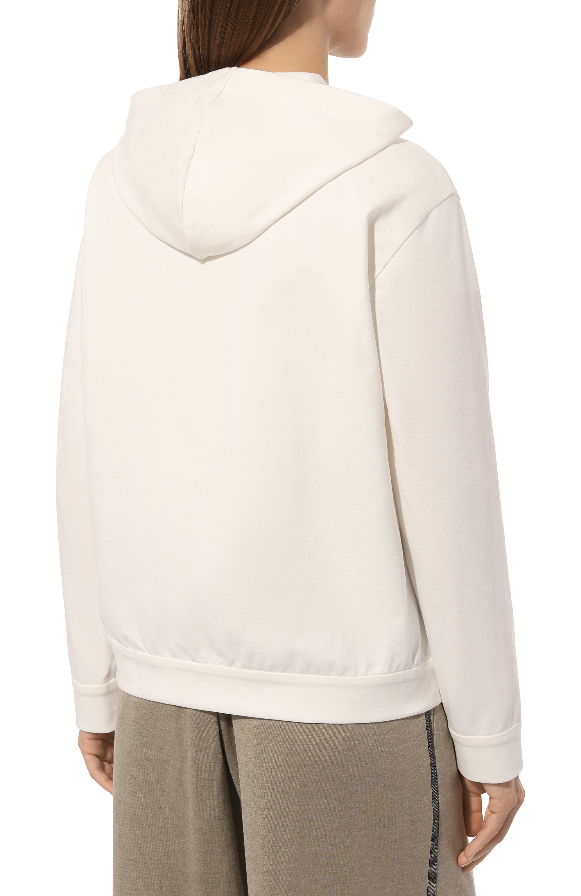 Хлопковая толстовка BRUNELLO CUCINELLI, арт. MH827B1190, фото 4