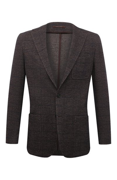 Пиджак из шерсти и хлопка CANALI, арт. J0147/JJ02554, фото 1