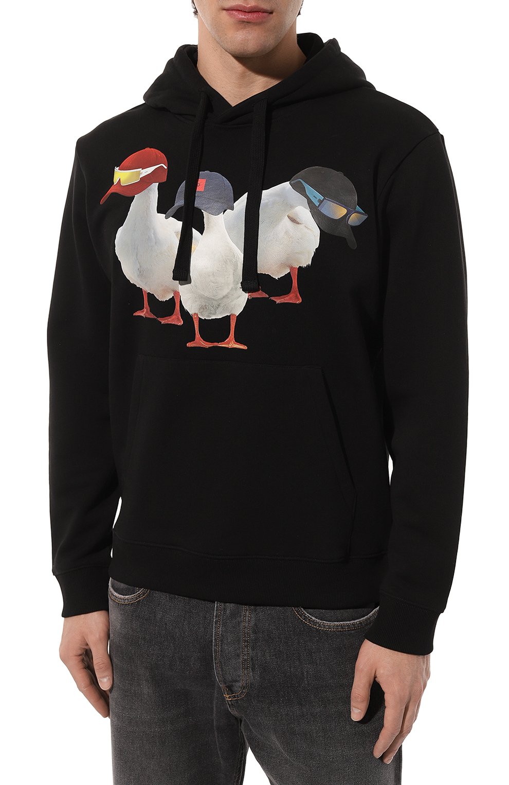 Хлопковое худи HUGO, арт. 50491828, фото 3