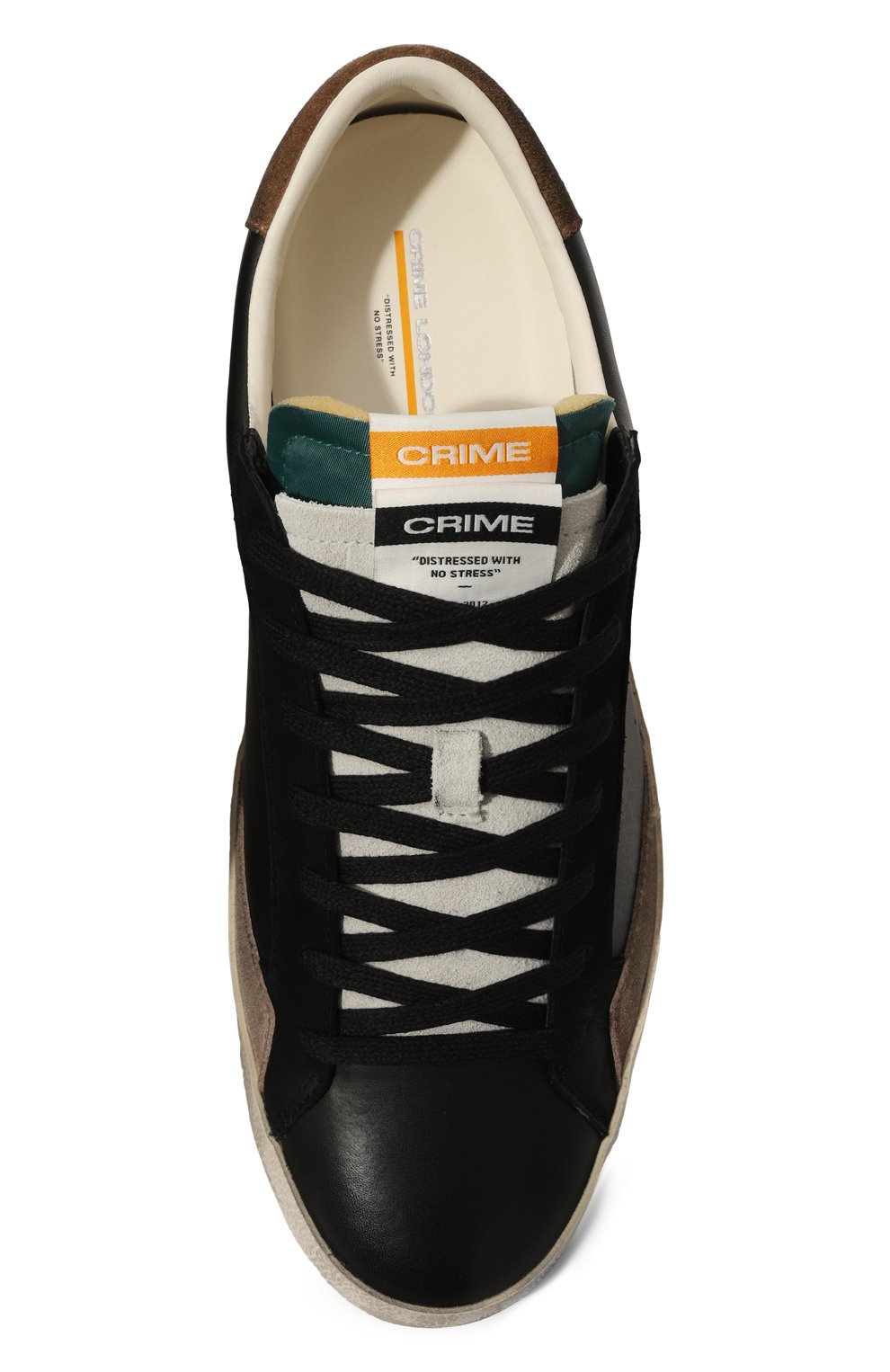 Комбинированные кеды distressed CRIME LONDON, арт. 15009AA7, фото 6