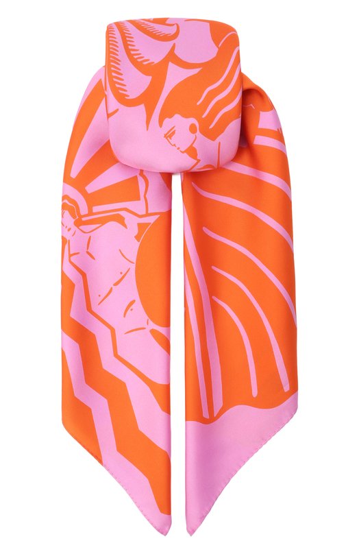 Шелковый платок Massalia Petitjean Paris 21C22 Разноцветный 21C22