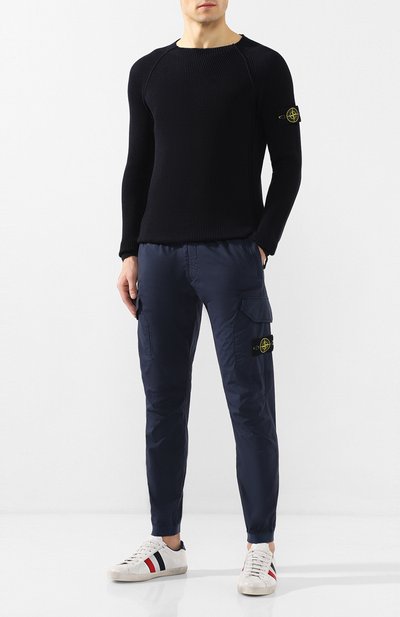 Хлопковые джоггеры STONE ISLAND, арт. 721531403, фото 2