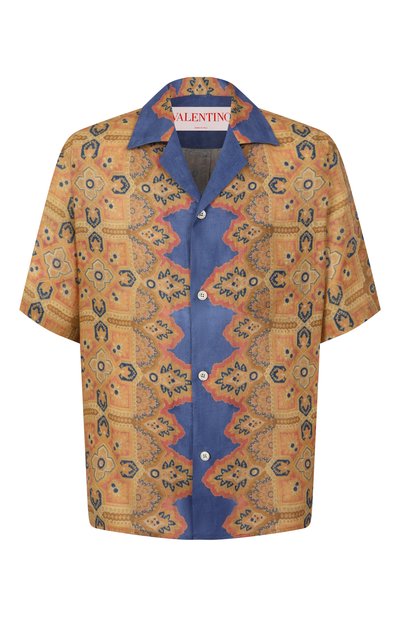 Мужская льняная рубашка VALENTINO, арт. 6V3AA111AMW