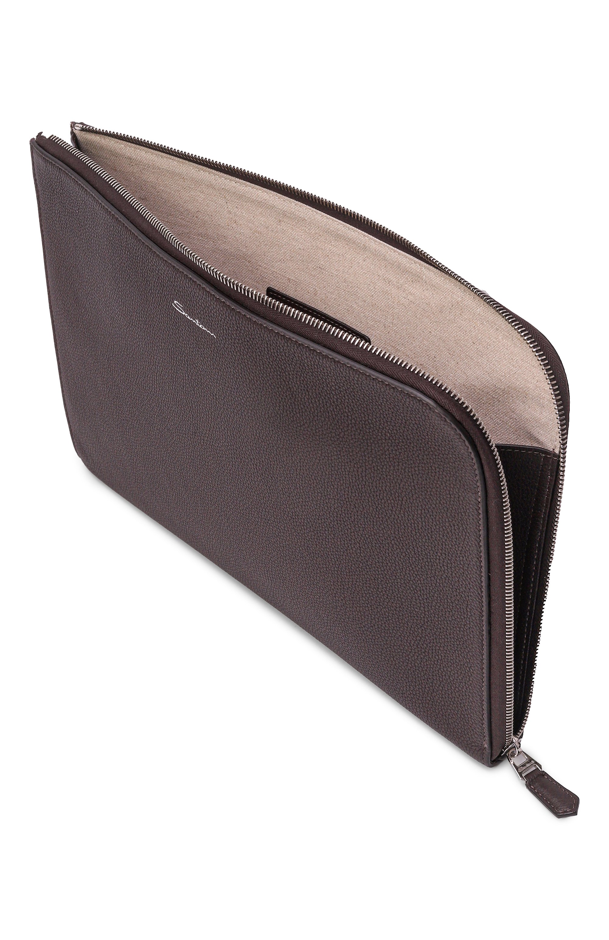 Кожаная папка для документов SANTONI, арт. UFPGA2519F0-ASIW, фото 5