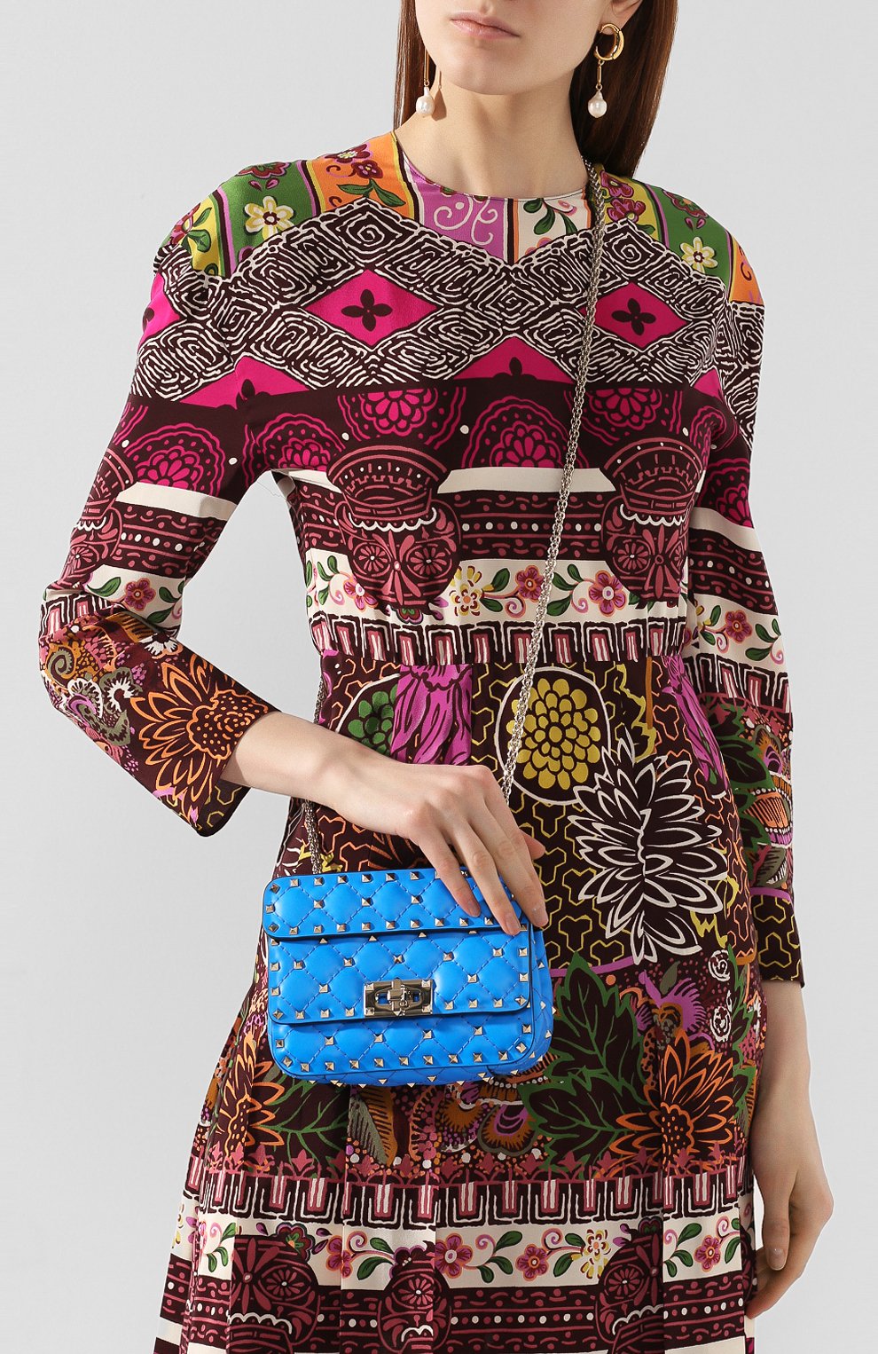 Сумка rockstud spike mini VALENTINO, арт. TW0B0G37/QIB, фото 5