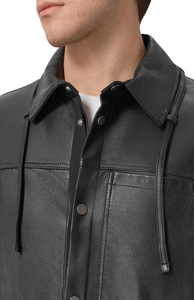 Кожаная куртка-рубашка MORDECAI, арт. 26E96MRU25S, фото 5