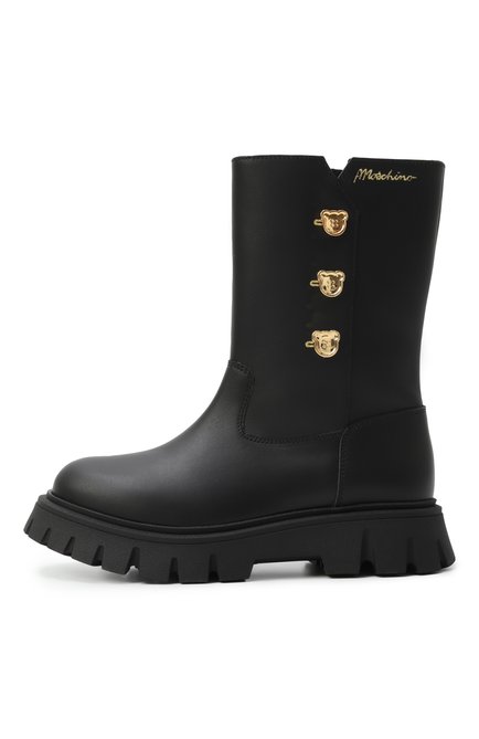Кожаные полусапоги MOSCHINO, арт. 81963/VAR2/28-35