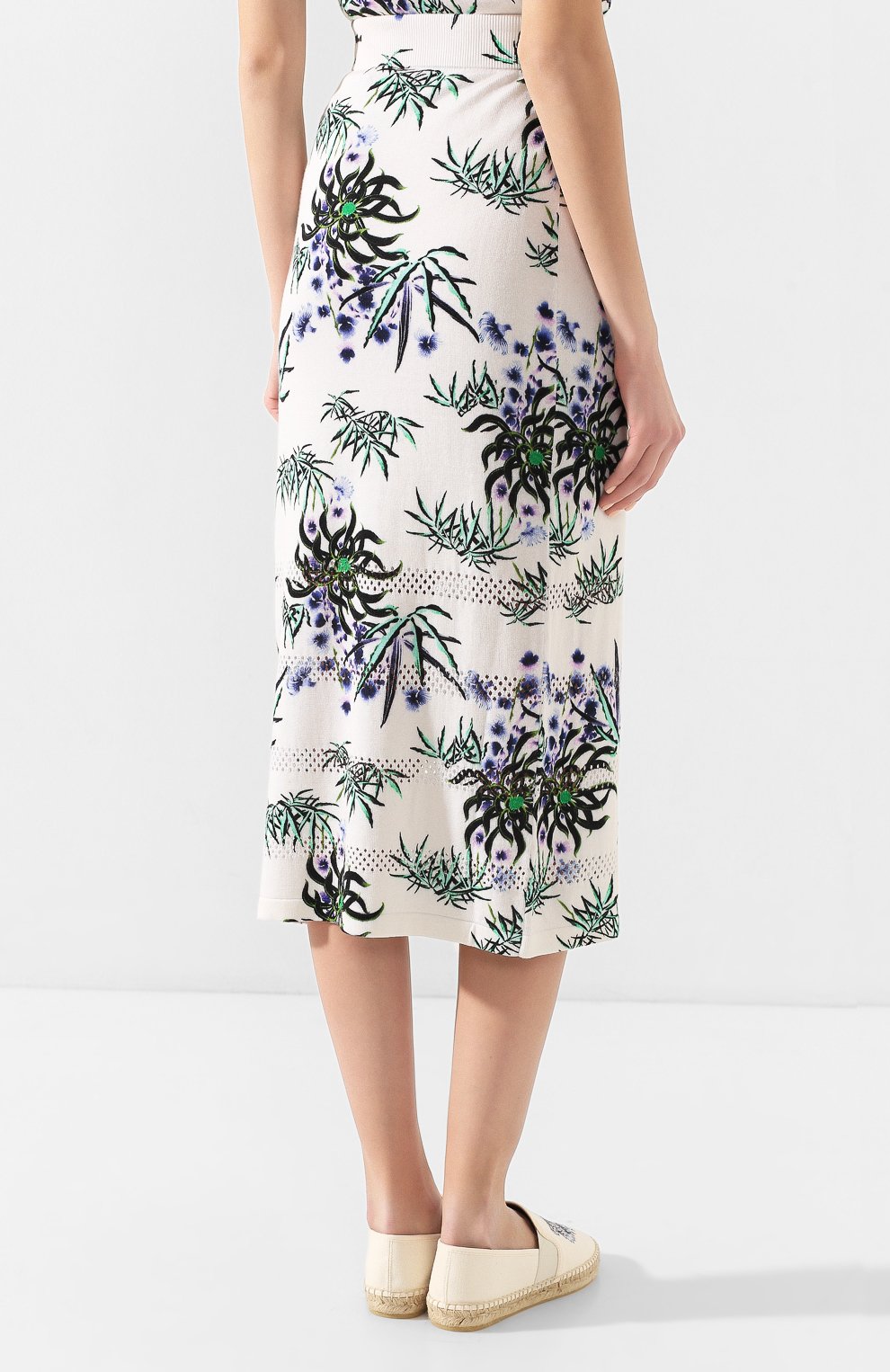 Юбка из смеси вискозы и хлопка KENZO, арт. FA52JU515821, фото 4
