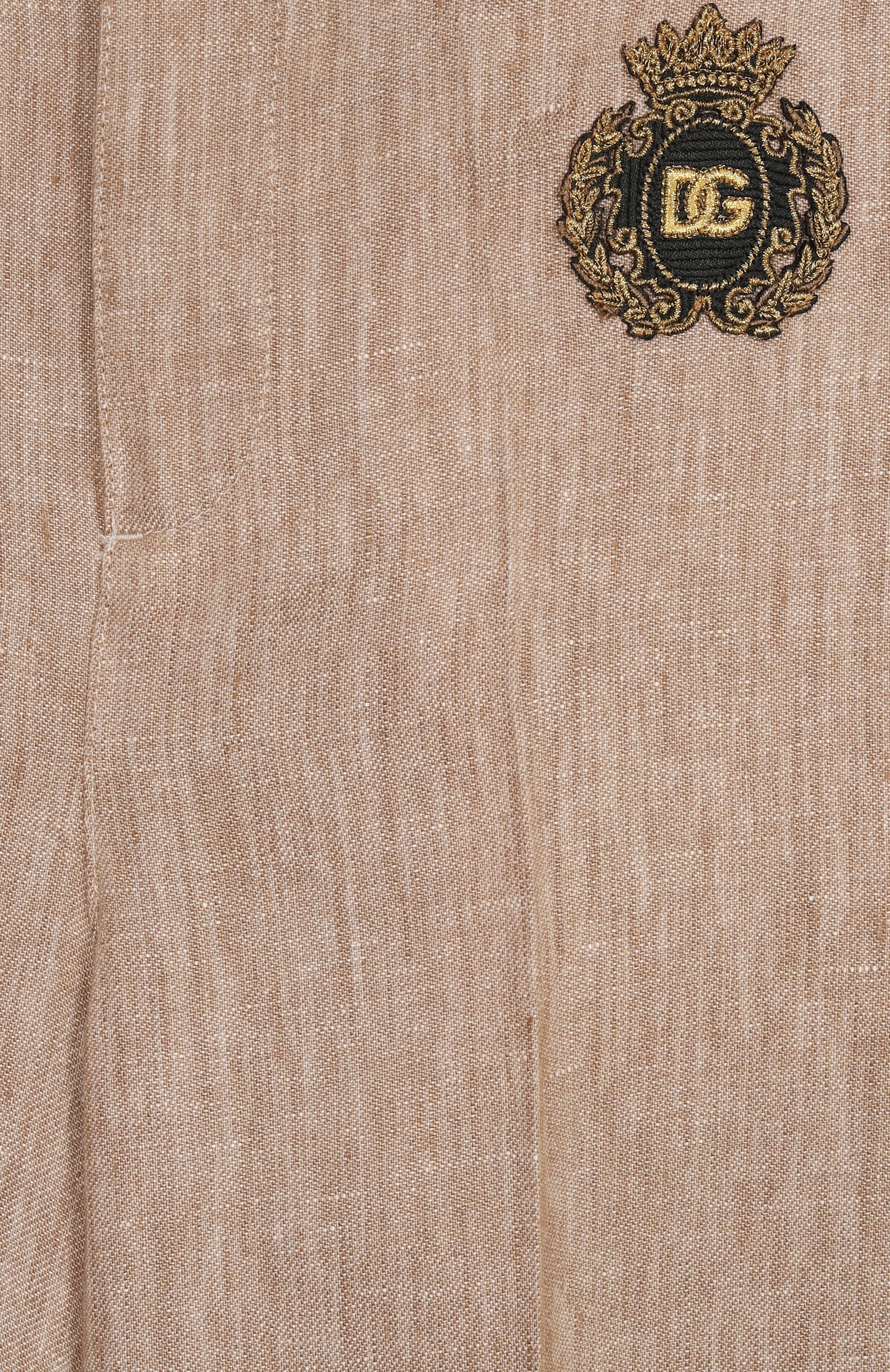 Льняные брюки DOLCE & GABBANA, арт. L44P73/FU4L0/2-6, фото 3