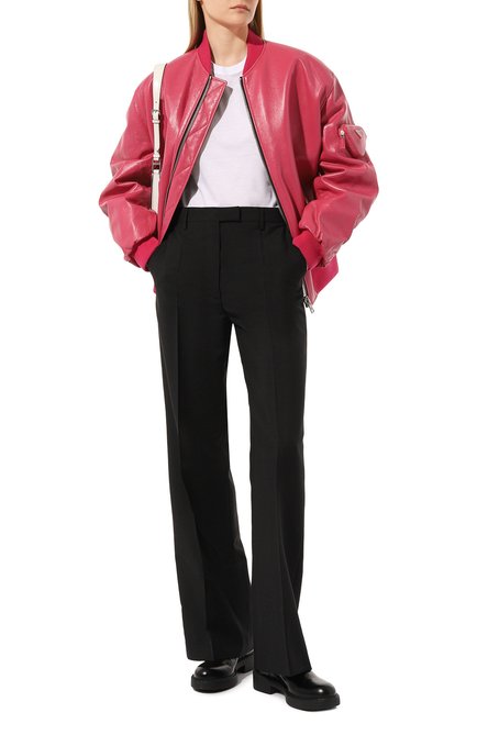 Женская хлопковая футболка PRADA, арт. 35570-ILK-F0009-112