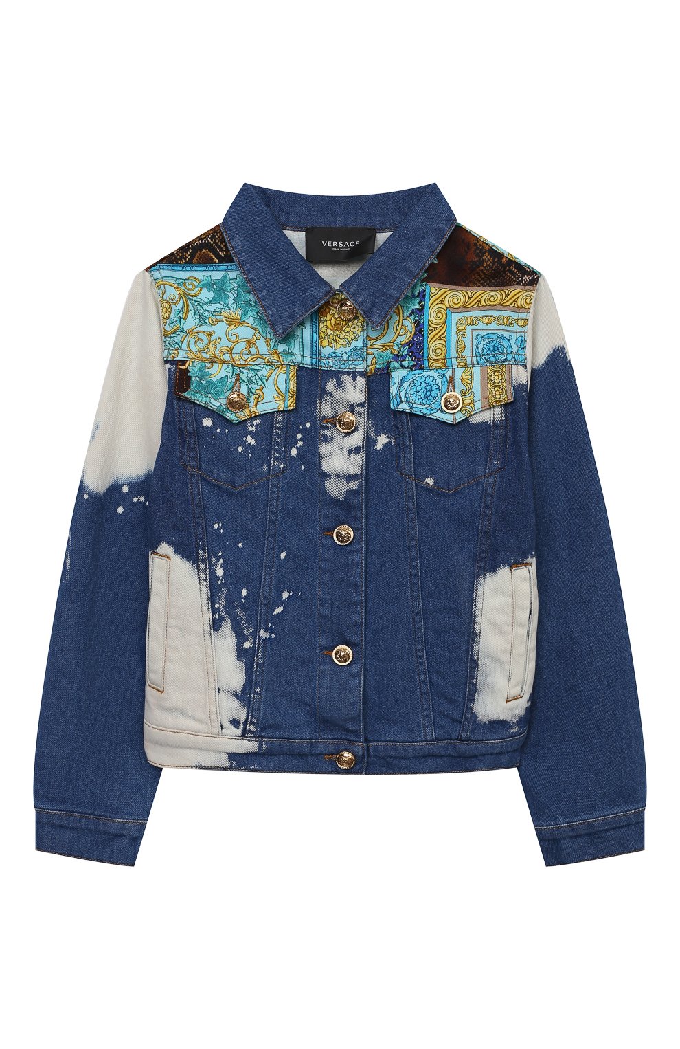 Джинсовая куртка VERSACE, арт. 1000118/1A00317/8A-14A, фото 1