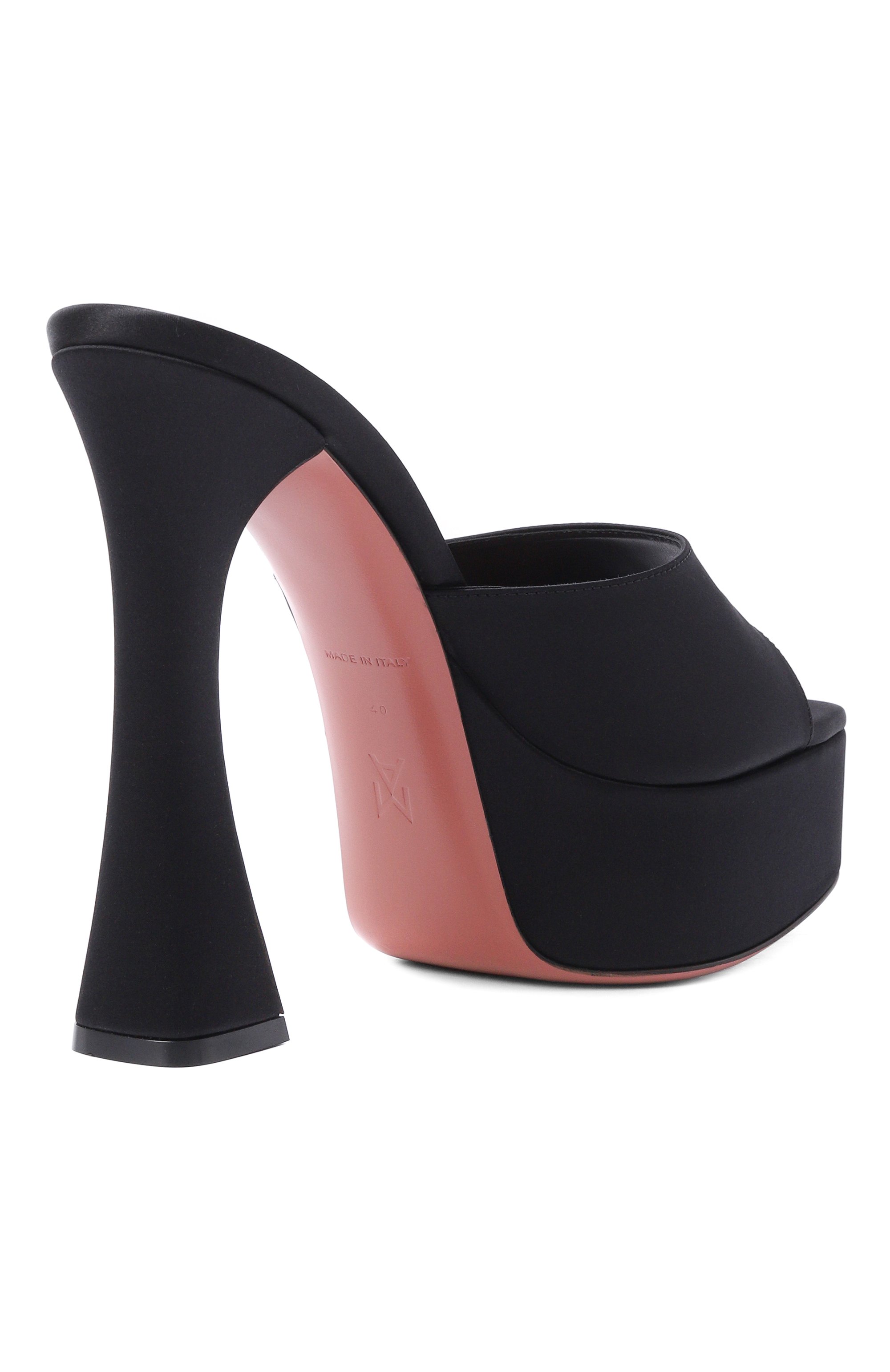 Текстильные мюли dalida 140 AMINA MUADDI, арт. DALIDA SLIPPER 140/SATIN, фото 5