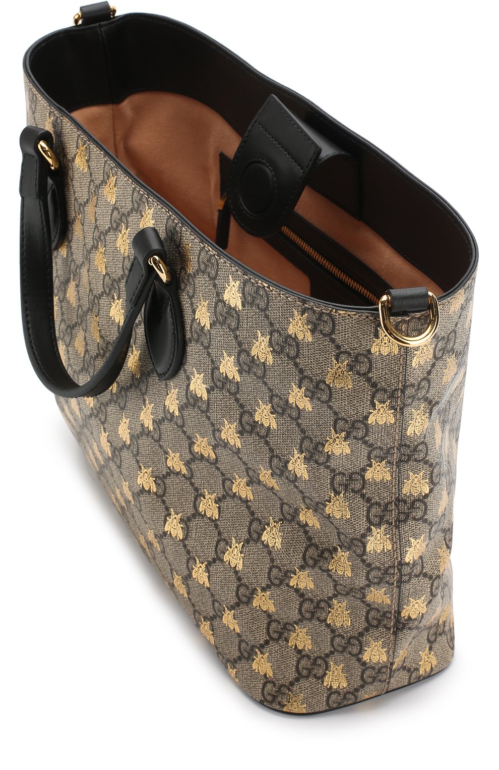 Сумка-тоут gg supreme GUCCI бежевого цвета по цене 99550 руб., арт. 473887/9IKIG, фото 4 Сумка-тоут gg supreme GUCCI, арт. 473887/9IKIG, фото 4