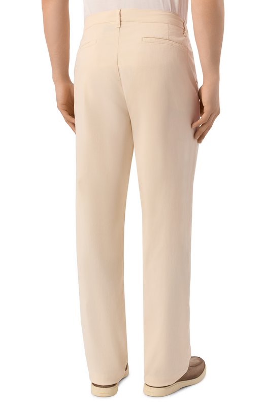 Хлопковые брюки MVST M26.CSM.T404/TFANT Бежевый  M26.CSM.T404/TFANT Фото 4