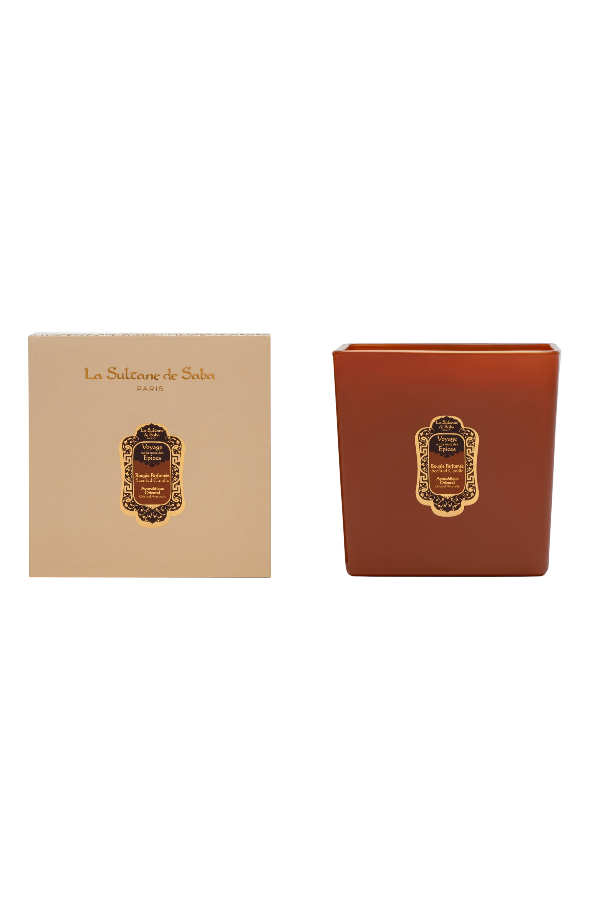 Ароматическая свеча "амбра, ваниль и пачули" (800g) LA SULTANE DE SABA бесцветного цвета по цене 32000 руб., арт. 3700448605801, фото 3 Ароматическая свеча "амбра, ваниль и пачули" (800g) LA SULTANE DE SABA, арт. 3700448605801, фото 3