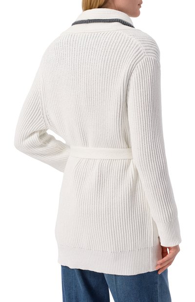 Хлопковый �кардиган BRUNELLO CUCINELLI, арт. MSB581306, фото 4