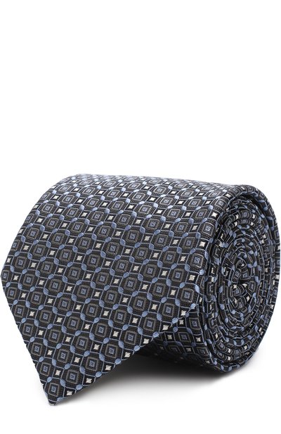 Мужской шелковый галстук с узором BRIONI, арт. 061E00/07433