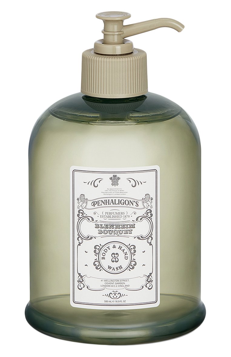 Гель для душа blenheim bouquet (500ml) PENHALIGON'S бесцветного цвета, арт. 5056245035111 | Фото 1 (Назначение: Для тела; Региональные ограничения белый список (Axapta Mercury): Не проставлено; Нос: Не проставлено; Тип продукта: Гели)