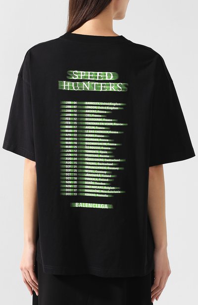 Хлопковая футболка BALENCIAGA, арт. 556089/TCV38, фото 4