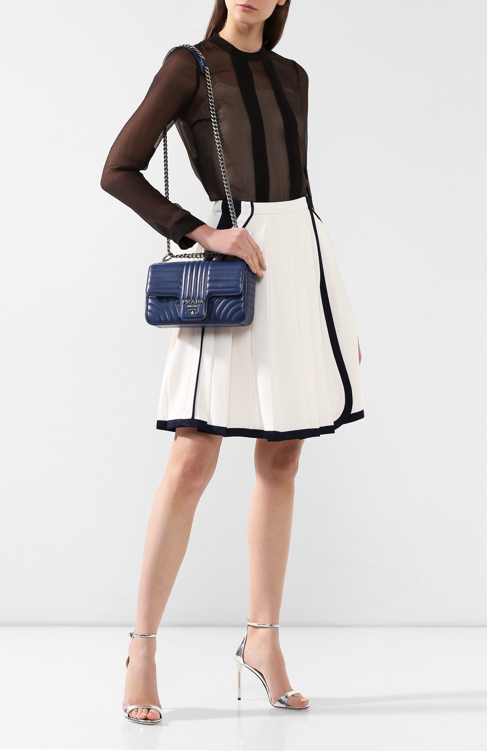 Сумка diagramme   PRADA, арт. 1BD108-2D91-F0PKZ-COI, фото 2