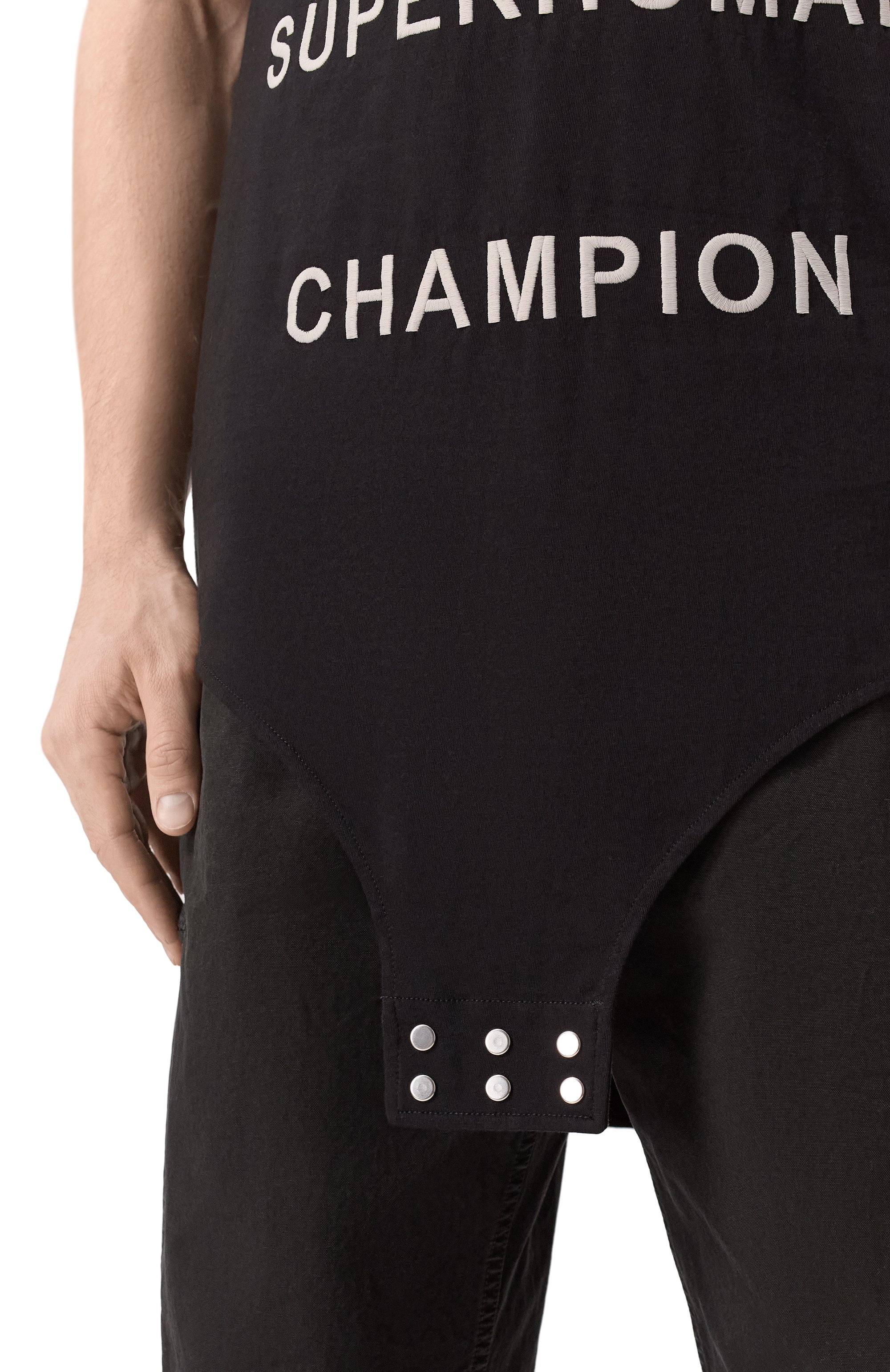 Хлопковая майка rick owens x champion RICK OWENS, арт. CM01E1678/CHJG, фото 5