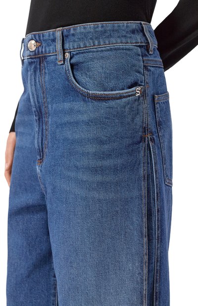 Джинсы SPORTMAX синего цвета по цене 51950 руб., арт. GAST0NE, фото 5 Джинсы SPORTMAX, арт. GAST0NE, фото 5