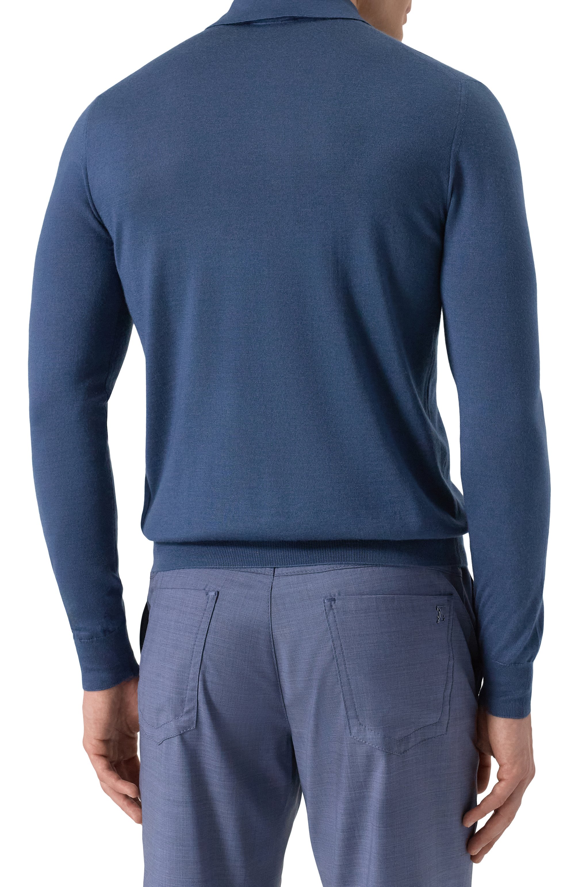 Поло из кашемира и шелка FEDELI, арт. MU007091, фото 4