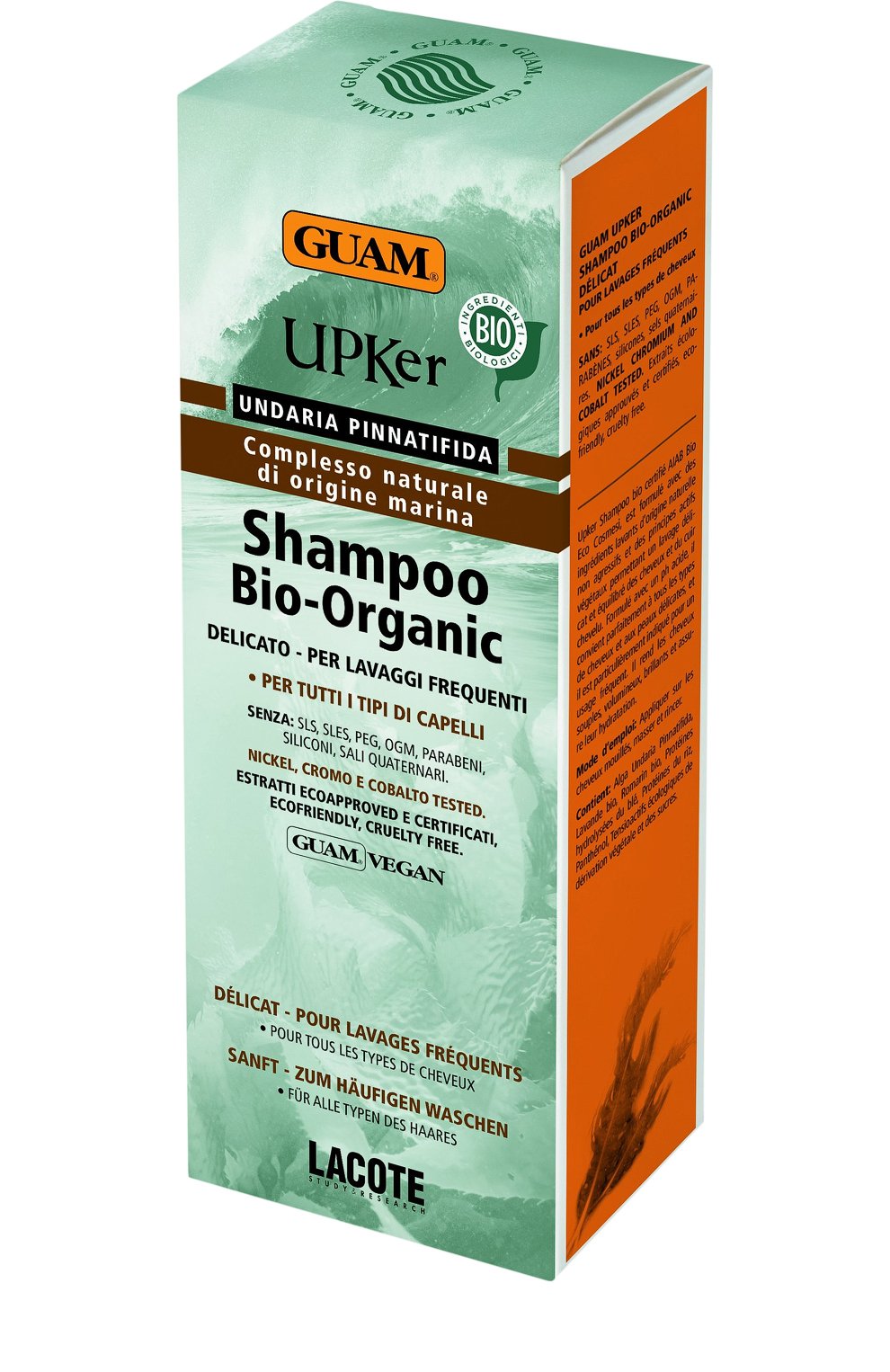 Деликатный шампунь био-органический upker (200ml) GUAM бесцветного цвета по цене 1410 руб., арт. 8025021160979, фото 1 Деликатный шампунь био-органический upker (200ml) GUAM, арт. 8025021160979, фото 1