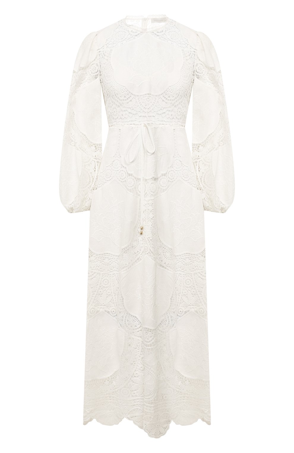 Платье из смеси льна и хлопка ZIMMERMANN, арт. 7108DB0N, фото 1