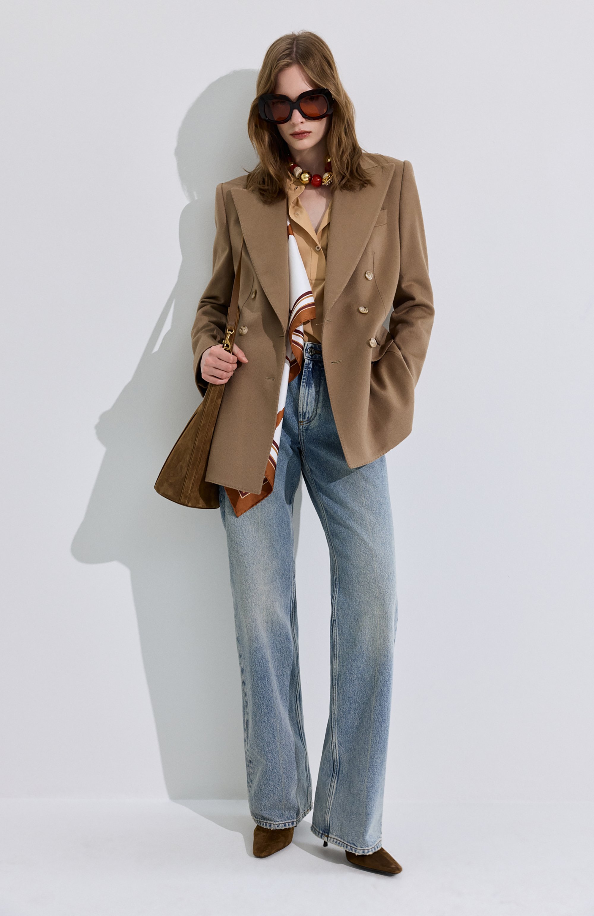 Замшевые ботильоны niki 90 SAINT LAURENT, арт. 801393/0LI00, фото 7