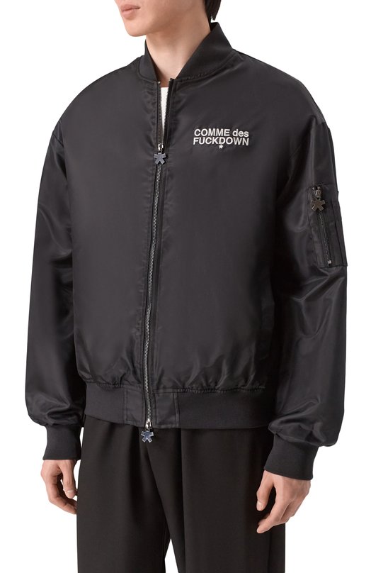 Бомбер Comme des Fuckdown CFABM02047 Чёрный  CFABM02047 Фото 3