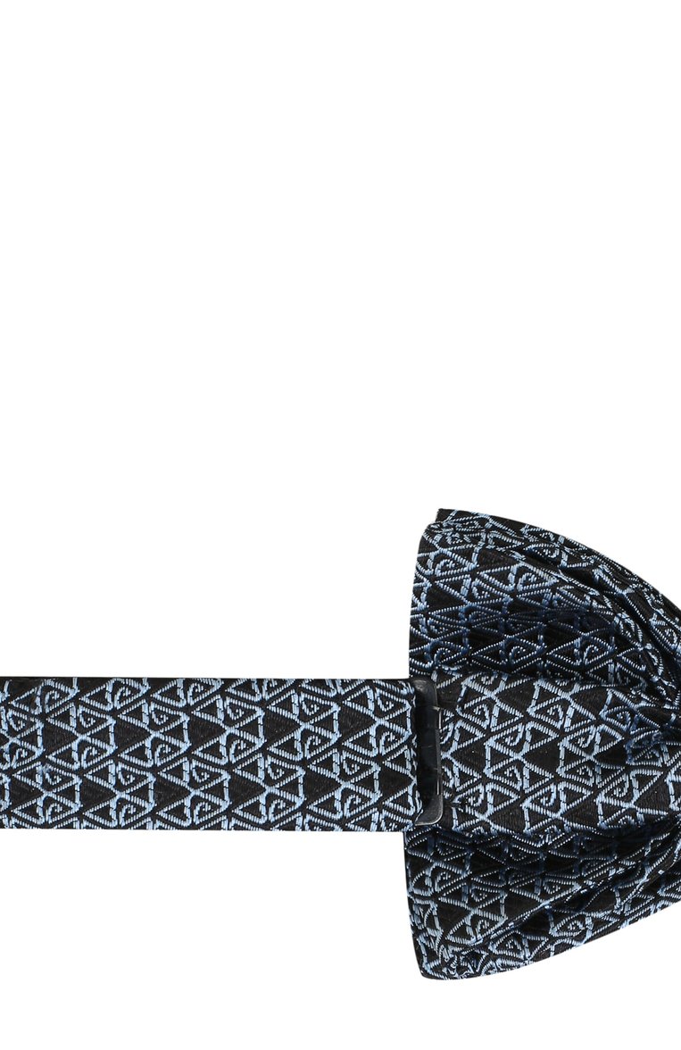 Мужской шелковый галстук-бабочка LANVIN черного цвета, арт. 2175/B0W TIE | Фото 3 (Материал: Текстиль, Шелк; Статус проверки: Проверена категория, Проверено; Нос: Не проставлено)