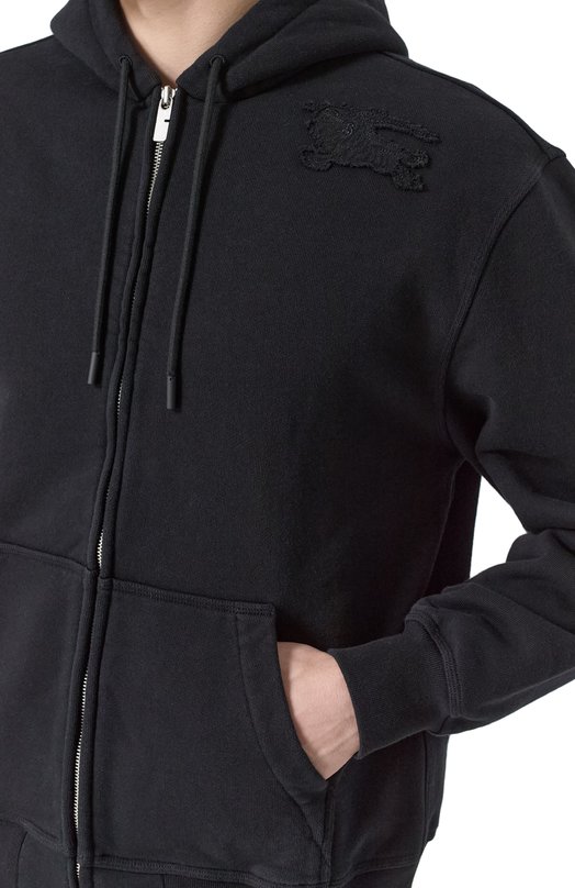 Хлопковая толстовка Burberry 8100753 Чёрный  8100753 Фото 5